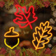 ROCEEI 3 Pcs Thanksgiving Neon Sign, Maple Leaf Neon LED Lights Plant Neon Lights USB Wall Bar Living Room Decor for Fall Christmas Party Holiday Night Bedroom s ROCEEI 3 Pcs Thanksgiving Neon Sign, Maple Leaf Neon LED Lights Plant Neon Lights USB Wall Bar Living Room Decor for Fall Christmas Party Holiday Night Bedroom s
