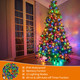 Christmas Light 1000 LEDs 336ft Green Cable Wire Fairy String Tree Twinkle Lights Plug in 12 Modes for Christmas Party, Outdoor, Garden, Wedding, Home Decoration (Multi Color)