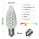 50 Pack C9 Led Replacement Christmas Light Bulb, 0.6W C9 Shatterproof Led Bulbs for Christmas String Light, E17 Intermediate Base, Commercial Grade Light Bulbs, Warm White 2700K