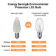 50 Pack C9 Led Replacement Christmas Light Bulb, 0.6W C9 Shatterproof Led Bulbs for Christmas String Light, E17 Intermediate Base, Commercial Grade Light Bulbs, Warm White 2700K