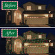 Christmas Projector Laser Lights for House - Timer Outlet and Remote Included - 18 Patterns - Red and Green (2pc)