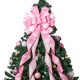 Christmas Tree Topper Christmas Wreath Bow, 52 13 inches Large Tree Toppers Bow with Snowflake Patterned for Xmas Tree Décor Christmas Home Indoor Outdoor Decoration Pink Christmas Tree Topper Christmas Wreath Bow, 52 13 inches Large Tree Toppers Bow with Snowflake Patterned for Xmas Tree Décor Christmas Home Indoor Outdoor Decoration Pink