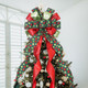 Christmas Tree Topper Wreath Bow Large Green Christmas Bow Tree Topper with Red Green Dot Patterned Bow for Xmas Ornament Holiday Home Wedding Thanksgiving Indoor/Outdoor Decoration 52"x13" Christmas Tree Topper Wreath Bow Large Green Christmas Bow Tree Topper with Red Green Dot Patterned Bow for Xmas Ornament Holiday Home Wedding Thanksgiving Indoor/Outdoor Decoration 52"x13"