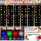 Christmas Projector Lights Outdoor d Brighter Christmas Projector Waterproof Holiday Snowflake Projector Light for Christmas Halloween Holiday Party Garden Decor (12 Slides 10 Colors)