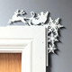 Christmas Door Topper Holiday Home Decor Funny Snowman Santa Claus Top Door Frame Corner Sign Decorations, Windows Walls DIY Craft for Christmas Party Ornament (Sleigh)