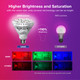 SANSI 2000LM RGB LED Color Changing Light Bulb with Remote Control, Super Bright Smart LED Light Bulb for Home Decor, 7 Color Choices, Dimmable, E26 30W RGB Light Bulb for Christmas Party Halloween SANSI 2000LM RGB LED Color Changing Light Bulb with Remote Control, Super Bright Smart LED Light Bulb for Home Decor, 7 Color Choices, Dimmable, E26 30W RGB Light Bulb for Christmas Party Halloween