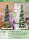 5 FT Pop Up Christmas Tree with Timer Lights and Decorations, Green Silver Tinsel Christmas Tree with 24 Ball Ornaments, Pencil Tree Collapsible Christmas Tree for Home, Apartment, Office