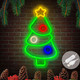 Christmas Neon Signs for Wall Decor USB Operated Neon Art Decorative Lights for Home Office Bar Pub Club Party Supplies Idea (Christmas Tree)