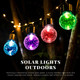 SOLPEX 12 Pack Hanging Solar Lights Outdoor,Solar Outdoor Lights Decorative, Solar Powered Waterproof Lights, Hanging Globe Solar Lights for Garden, Yard, Patio, Lawn, Flower Bed(Color Changing)