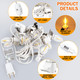 Christmas Village Lights with 10 LED Warm-White Bulb,Decoration for Christmas Village Houses,Halloween Holiday,C7 Christmas Village Light Cord