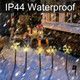 Solar Christmas Pathway Lights, 5 Pack Solar Snowflake Lights with Stake Outdoor Waterproof Landscape Lights Christmas Decorative Lights for Garden Yard Street Park Christmas Wedding