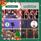 Christmas Candy Cane Lights with Snowflake, Solar Christmas Pathway Lights Outdoor Waterproof Landscape Lights Christmas Decorative Lights for Patio Garden Yard Street Park Christmas Holiday, 10 Pack