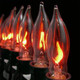 SUNSGNE Christmas Flicker Flame Light Bulbs, Crystal Clear Flame Tip Candelabra Bulbs, Flickering Replacement Bulbs Dances with a Orange Flame, 1 Watt, 120 Volt, E12 Candelabra Base, 12 Pack SUNSGNE Christmas Flicker Flame Light Bulbs, Crystal Clear Flame Tip Candelabra Bulbs, Flickering Replacement Bulbs Dances with a Orange Flame, 1 Watt, 120 Volt, E12 Candelabra Base, 12 Pack