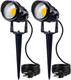 SUNVIE Outdoor Landscape LED Lighting 12W Waterproof Garden Lights COB Led Spotlights with Spiked Stand for Lawn Decorative Lamp US 3- Plug 3000K Warm White (2 Packs) SUNVIE Outdoor Landscape LED Lighting 12W Waterproof Garden Lights COB Led Spotlights with Spiked Stand for Lawn Decorative Lamp US 3- Plug 3000K Warm White (2 Packs)