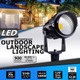 SUNVIE Outdoor Landscape LED Lighting 12W Waterproof Garden Lights COB Led Spotlights with Spiked Stand for Lawn Decorative Lamp US 3- Plug 3000K Warm White (2 Packs) SUNVIE Outdoor Landscape LED Lighting 12W Waterproof Garden Lights COB Led Spotlights with Spiked Stand for Lawn Decorative Lamp US 3- Plug 3000K Warm White (2 Packs)
