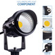 SUNVIE Outdoor Landscape LED Lighting 12W Waterproof Garden Lights COB Led Spotlights with Spiked Stand for Lawn Decorative Lamp US 3- Plug 3000K Warm White (2 Packs) SUNVIE Outdoor Landscape LED Lighting 12W Waterproof Garden Lights COB Led Spotlights with Spiked Stand for Lawn Decorative Lamp US 3- Plug 3000K Warm White (2 Packs)