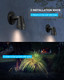 SUNVIE Dusk to Dawn Outdoor Lighting 120V LED Spot Lights Outdoor Landscape Spotlights with Photocell Sensor Waterproof Outdoor Spot Lights for Yard 7W Outdoor Spotlight Flag Light for Garden Tree