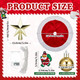 Syhood 63 Pcs Mini Christmas Tree Ornaments Set Mini Christmas Tree Decoration Gadget Small Tree Skirt Christmas Tree Star Topper Miniature Christmas Hanging Ornament with Light for Holiday Xmas Tree