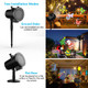 Christmas Light Projector, Holiday Projector Light with 16 Patterns Waterproof Outdoor Indoor Halloween Light with Remote Control for Celebration Christmas Birthday Party Landscape Decor