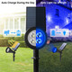 T-SUN Blue Solar Spot Lights Outdoor, LED Solar Landscape Spotlights Waterproof Auto Turn ON/Off Solar Lights Adjustable Solar Garde Lights for Tree, Patio, Yard, Driveway, Pool Area(Blue-2 Pack) T-SUN Blue Solar Spot Lights Outdoor, LED Solar Landscape Spotlights Waterproof Auto Turn ON/Off Solar Lights Adjustable Solar Garde Lights for Tree, Patio, Yard, Driveway, Pool Area(Blue-2 Pack)