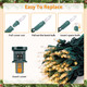 450 Counts 117Ft Christmas Lights-3Sets of 150 Mini Lights 39 Ft String Lights with Replace Fuse and Bulb-Waterproof Connectable, Indoor Outdoor Christmas Decoration(Warm White) 450 Counts 117Ft Christmas Lights-3Sets of 150 Mini Lights 39 Ft String Lights with Replace Fuse and Bulb-Waterproof Connectable, Indoor Outdoor Christmas Decoration(Warm White)
