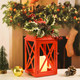 Taman Christmas Lantern,2 Pack Hanging Lights LED Decorative Candle Light Waterproof Umbrella Lights for Christmas Patio Garden, Table,Party Decor,