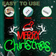 Christmas Neon Sign Merry Christmas LED Night Light with Acrylic Board, Art Wall Decorative Christmas Decor for Indoor Party, Kids Bedroom, Wedding, Bar, Pub, Club (Color)
