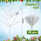 Tigeen 30 Pcs 16.5" White Christmas Tree Curly Picks Sprays Artificial Glitter Stems Glittery Twigs Branches for Christmas Tree Ornament Vase Filler DIY Garland Wreath Crafts Holiday Home Decor Tigeen 30 Pcs 16.5" White Christmas Tree Curly Picks Sprays Artificial Glitter Stems Glittery Twigs Branches for Christmas Tree Ornament Vase Filler DIY Garland Wreath Crafts Holiday Home Decor