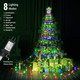 Toodour Christmas Decorations Outdoor Star Lights, 317 LED 10ft X 9 Waterfall Tree Lights with 12" Topper Star, 8 Lighting Modes Outside Christmas Lights for Yard Garden Holiday Decor (Multicolor) Toodour Christmas Decorations Outdoor Star Lights, 317 LED 10ft X 9 Waterfall Tree Lights with 12" Topper Star, 8 Lighting Modes Outside Christmas Lights for Yard Garden Holiday Decor (Multicolor)