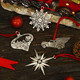 Topadorn Christmas Snowflake Pewter Ornament Solid Vintage Metal Decoration, Holiday Hanging Decorative Pewter for Home & Office, 2''H