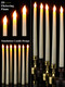 Treela 72 Pcs Flameless LED Taper Candles Battery Operated Candles Bulk 11 Inch Flickering Fake Candles with Warm Light for Christmas Church Valentine's Day Wedding Party, Battery Not Included