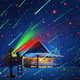 Treela Christmas Laser Projector Light Outdoor Holiday Projector Decoration Waterproof Moving Star Laser Projection Light with Remote Landscape Light for Home Party Garden (Red Green,Meteor Showers)