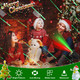 Treela Christmas Laser Projector Light Outdoor Holiday Projector Decoration Waterproof Moving Star Laser Projection Light with Remote Landscape Light for Home Party Garden (Red Green,Meteor Showers)