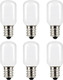 Christmas Villages Replacement Light Bulb 6W 6Watt Incandescent Night Light Bulb,120-Volt Mini Light Bulb Candelabra E12 Base for Home Decorate -6Pcs