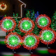 4 Pcs Christmas Solar Firework Stake Lights 180 LED 8 Modes Christmas Solar Lights Waterproof LED Sparkler Lights Outdoor Decoration for Xmas Holiday Garden Patio Yard Pathway Walkway