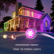 Twinkly Permanent Lights 72 LED RGB, Mappable LED Light Strip for Outdoor, Smart Multicolor LED Lights, Mappable LEDs, Compatible with Alexa and Google Home, IP65, App Mapping, White Wire, 100ft Twinkly Permanent Lights 72 LED RGB, Mappable LED Light Strip for Outdoor, Smart Multicolor LED Lights, Mappable LEDs, Compatible with Alexa and Google Home, IP65, App Mapping, White Wire, 100ft