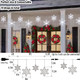 Christmas Snowflake Lights with 10 Drops, 9ft 150 LED Twinkling Cool White Icicle Christmas Lights, Waterproof Connectable Hanging Lights for Indoor Outdoor Eaves Window Curtain Porch Xmas Décoration Christmas Snowflake Lights with 10 Drops, 9ft 150 LED Twinkling Cool White Icicle Christmas Lights, Waterproof Connectable Hanging Lights for Indoor Outdoor Eaves Window Curtain Porch Xmas Décoration