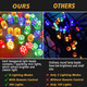 Solar String Lights Outdoor,115 Ft 300 LED Solar Christmas Lights with Remote,8 Modes Waterproof Patio Lights for Christmas Tree Patio Yard Garden Party Decor (Multi-Colored)
