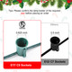 Ultimate Unicorn 500 FT C9 Light Socket Set Spool, Christmas Stringer Bulk Reel 12" Spacing, C9 Light Strand Green Wire, Christmas Stringer with E17 Sockets (10 Pairs of Plugs Included) Ultimate Unicorn 500 FT C9 Light Socket Set Spool, Christmas Stringer Bulk Reel 12" Spacing, C9 Light Strand Green Wire, Christmas Stringer with E17 Sockets (10 Pairs of Plugs Included)