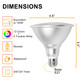 LED Par38 Flood Light Bulb Waterproof Outdoor, Color Changing Light, 30W=100W, Timing, 1800LM, Warm+Cool White, RGBW Spotlight Lamp with Remote for Patio Porch Garden Christmas Decoration LED Par38 Flood Light Bulb Waterproof Outdoor, Color Changing Light, 30W=100W, Timing, 1800LM, Warm+Cool White, RGBW Spotlight Lamp with Remote for Patio Porch Garden Christmas Decoration