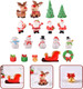 UPKOCH 18PCS Christmas Miniature Figurines, Resin Santa Snowman Ornaments, Xmas Tree Decorations, Mixed Style for Home Party, Fish Tank, Cake Toppers, Assorted Color UPKOCH 18PCS Christmas Miniature Figurines, Resin Santa Snowman Ornaments, Xmas Tree Decorations, Mixed Style for Home Party, Fish Tank, Cake Toppers, Assorted Color