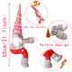 Christmas Tree Topper Gnome Decorations with Lights,21.7 Inches Handmade Embrace Christmas Tree Gnome with Lighted Star，Christmas Home Decor Curtain Tie Wine Bottle Decoration (Red Hat)