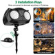 Verla Christmas Projector Lights Outdoor Snowflake Projector Lights with Remote Control, Christmas Decorations Snow Projector IP65 Waterproof Dynamic Snowfall Landscape Light for Holiday(Double Head)