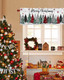 Christmas Curtain Valances for Windows, Buffalo Plaid Christmas Tree Snowflake Rod Pocket Valance Window Treatments Winter Xmas Short Curtains for Kitchen Bathroom Living Room 42 x 18 Inches, 1 Panel Christmas Curtain Valances for Windows, Buffalo Plaid Christmas Tree Snowflake Rod Pocket Valance Window Treatments Winter Xmas Short Curtains for Kitchen Bathroom Living Room 42 x 18 Inches, 1 Panel