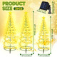 VIHOSE 3 Pcs Solar Spiral Christmas Tree Outdoor Prelit LED Light with Warm White Lights, 8 Modes, One 3 ft and Two 4 ft Light up Xmas Pathway Markers Indoor Holiday Christmas Decoration Lamp VIHOSE 3 Pcs Solar Spiral Christmas Tree Outdoor Prelit LED Light with Warm White Lights, 8 Modes, One 3 ft and Two 4 ft Light up Xmas Pathway Markers Indoor Holiday Christmas Decoration Lamp