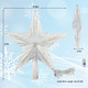 8.6" Christmas Tree Topper Star, RGB LED Lighted Star Tree Top w/Remote Control, 25 Light Modes, Speed, Timer, USB Plug in, Wire 16.4Ft Treetop for Xmas Holiday Party Decorations 8.6" Christmas Tree Topper Star, RGB LED Lighted Star Tree Top w/Remote Control, 25 Light Modes, Speed, Timer, USB Plug in, Wire 16.4Ft Treetop for Xmas Holiday Party Decorations