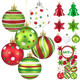 60Pcs Christmas Tree Decorations, Christmas Ball Ornaments, Red and Green Christmas Ornaments, 2.4IN White Christmas Ornaments Set, Glittering Hanging Decor for Xmas Tree Topper Holiday Decorations 60Pcs Christmas Tree Decorations, Christmas Ball Ornaments, Red and Green Christmas Ornaments, 2.4IN White Christmas Ornaments Set, Glittering Hanging Decor for Xmas Tree Topper Holiday Decorations