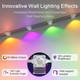 Smart Permanent Outdoor Lights for House, 100ft RGB+IC Permanent Christmas Lights Outdoor, IP67 Waterproof with DIY Scene for Christmas Halloween All Holiday Decor, Work with Alexa, Google Assistant