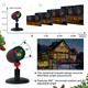 Christmas Laser Projector - Red and Green Starry Outdoor Garden Light with Remote Control for Xmas Holiday Decoration Year Party Show (Twinkling Star-Red+Green)