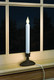 FPC1370A-6 LED Plug-in Window Candle with Hot Spot Technology Dusk to Dawn Sensor and Choose Warm or White Flame, Aged Bronze/Black, Pack of 6